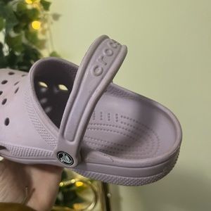 Lavender crocs size 7!